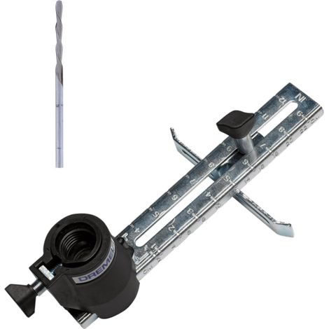 Adaptation Guide pour découpe droite et circulaire jusqu’à 30cm fournie avec une Fraise pour découper dans bois, stratifié et plâtre pour outils multifonctions