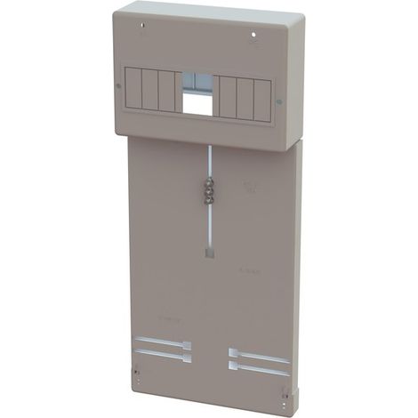 Cuadro de submedición trifásico con protección tipo S "3-F S", empaquetado.