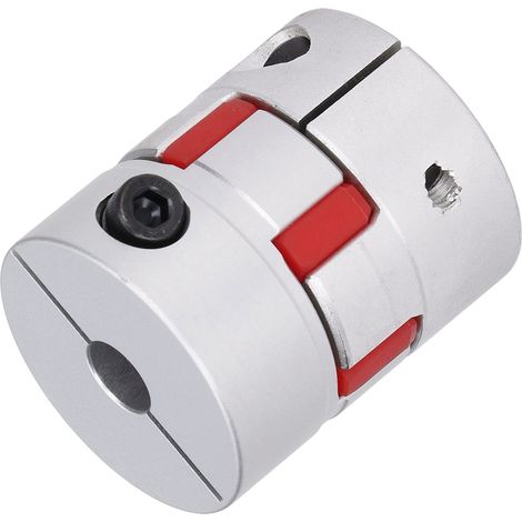Accouplement flexible en alliage d'aluminium pour moteur pas à pas, type PE40, pour transmission mécanique, forme de prune. (1/5)