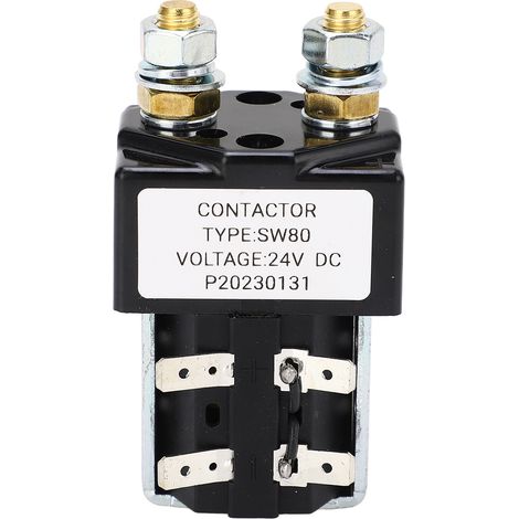 Relais de contacteur 24V alliage métallique 100A haute performance pièce de rechange pour chariot élévateur voiturette de golf E-Z-GO (1/5)