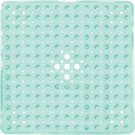 Tappetino doccia quadrato antiscivolo per docce interne, 53 x 53 cm, tappetino doccia per pavimenti del bagno, tappetino morbido per il bagno (1/5)