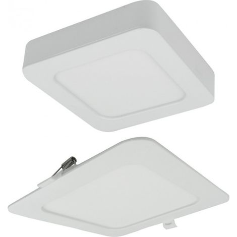 Downlight LED carré 18W CCT encastr./saillie Ecolight (1/5)