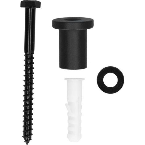 Guide de Porte de Grange, Kit D'entretoise de Connecteur de Rail de Porte Coulissante, Accessoires de Quincaillerie de Porte Coulissante en Acier au Carbone (1/4)