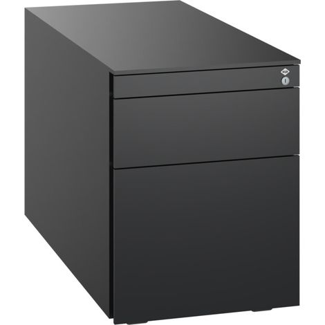 C+P Caisson roulant en acier, 563x430x781 mm, 9005/9005 (1/5)