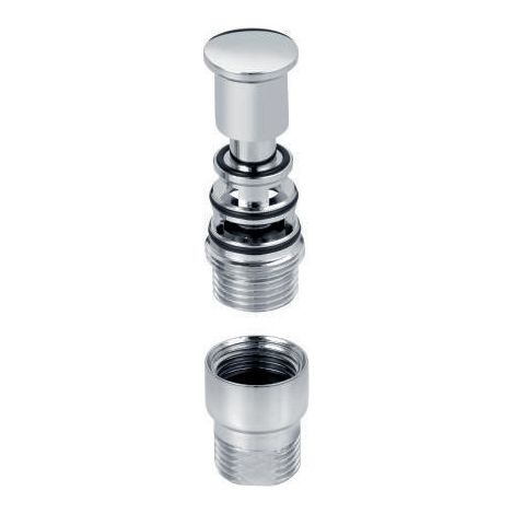 Desviador vertical de cromo 440439 (1/4)