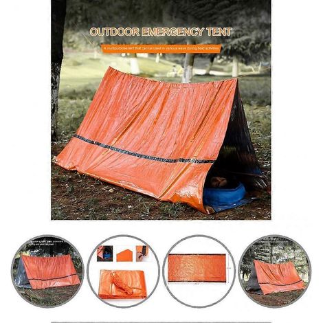 Excellent sac de couchage, facile à utiliser, facile à transporter, compact, tente thermique portable (1/5)