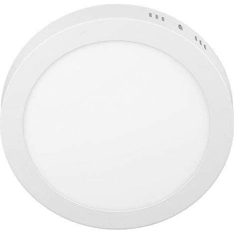 Plafonnier LED encastré 18 W, lumière blanche 6000 K, panneau plat rond ultra-mince pour couloir, 85-265 V (1/5)