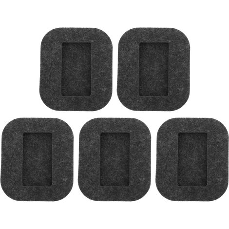antid rapants rectangulaires en feutre gris fonc pour (1/4)