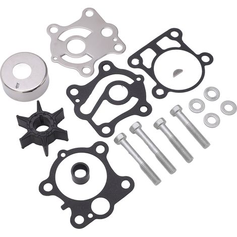 Kit de réparation de turbine de pompe à eau, 16 pièces, 6H4 W0078 00 pour hors-bord 40hp à 50hp, 2 temps (1/5)
