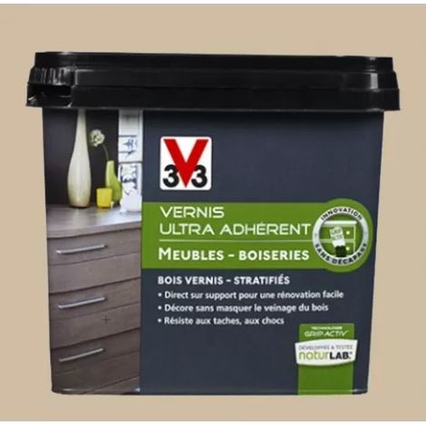 V33 Vernis Ultra Adhérent 0,75L Beige ivoire 0,75 L (1/3)