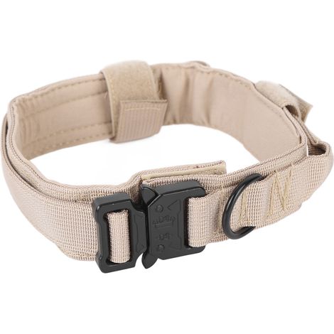 Collier chien rembourré souple ajustable en nylon épais avec boucle pour activités extérieures Type 1 (1/5)