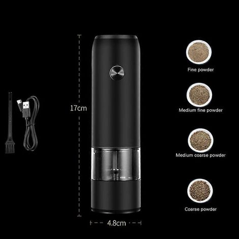 Moulin à café électrique pour grains de café, épices et noix, idéal pour la cuisine, la maison, le bureau et les voyages.-AquaForge (1/3)