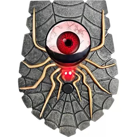 Halloween Türklingel Eyeball Glowing Eyes mit Scary Sounds Halloween Tür Dekoration für eine einfache Montage (1/5)