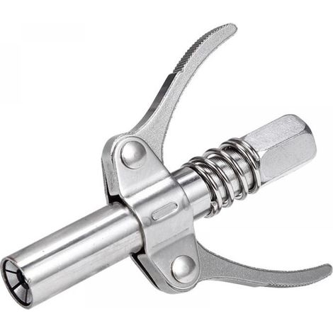 1PC Grease Gun Tip, Grease Gun Quick Coupler, 10,000 PSI, Grip Tip for Conical Grease Guns and All Types of Grease Guns (1/4)