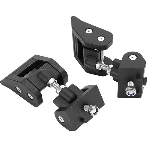 Verrouillage Capot Aluminium pour Jeep Wrangler TJ 1997-2006, Loquet de Sécurité, Attache Renforcée, Fermeture Anti-vol, Paire de Fixations Moulées (1/3)
