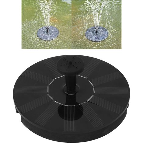 Fontaine solaire, objet artisanal à énergie solaire 5V, mangeoire à oiseaux, bain d'oiseaux, petite fontaine de jardin, piscine flottante, mini-fontaine. (1/5)