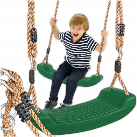 Gartenschaukel für Kinder, Sitzbrett, Hängebank, Grün