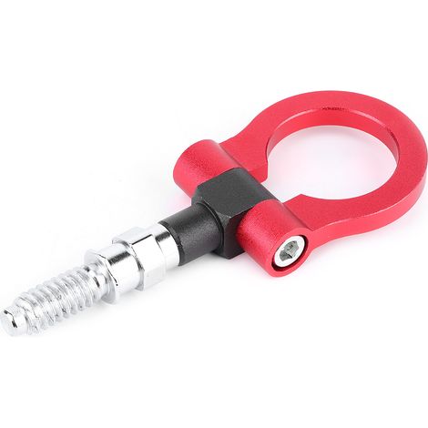Front-Abschlepphaken aus Aluminiumlegierung für Pkw, roter Zierring für E-Serie (1/5)