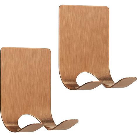 Portarasoio con gancio in acciaio inossidabile 4.5 x 6 cm, supporto adesivo per rasoio per bagno e doccia (1/4)