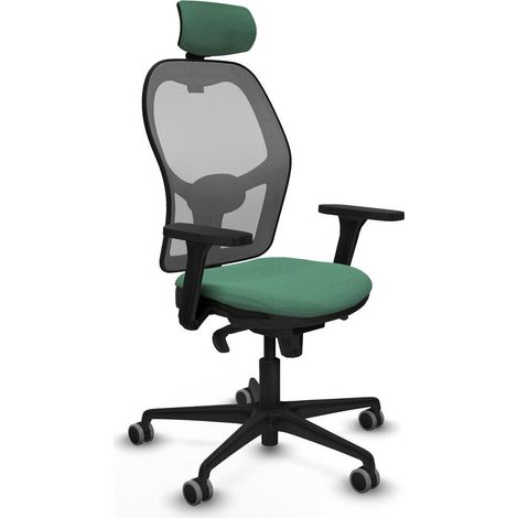 Piqueras et Crespo 3D036G2 Chaise de bureau vert émeraude (1/3)
