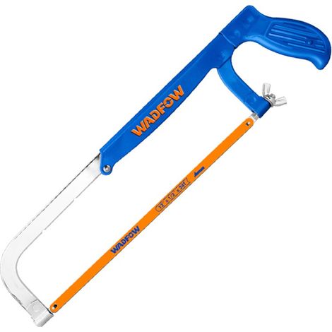 WADFOW WHF3110 Verstellbarer Metall-Bügelsägenrahmen, 200–300 mm, Stahl, ergonomisch und vielseitig