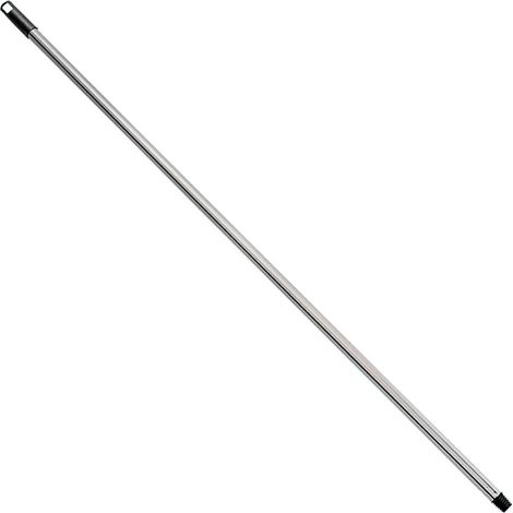 Poignée métallique surmontée d'un filetage 1200x22 mm pour brosse à usage domestique