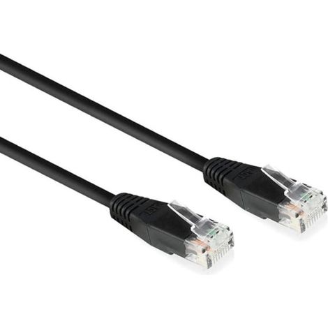 Cavo di rete CAT6 U/UTP, rame, 15 m, nero (1/3)