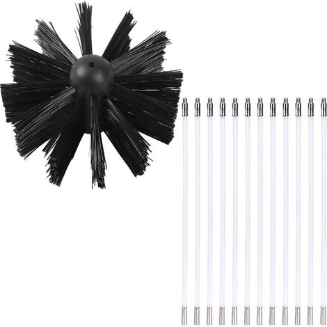 Filiyano – Kit de balayage avec – Balais de balayage - Kit de balayage avec tiges flexibles de 12 400 mm et 1 tête de brosse (1/5)