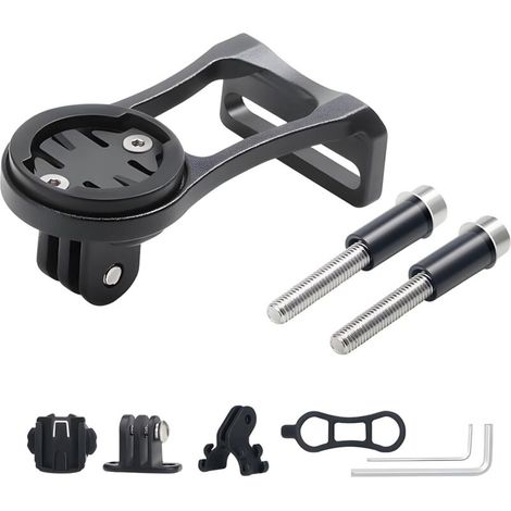 Fahrradhalterung für Garmin Edge – Leichtes und stabiles 6061 T6 Aluminium – Kompatibel mit GoPro und allen Edge-Modellen