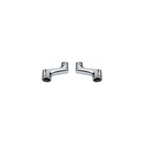 Raccord coudé pour douche – Laiton de haute qualité – Adaptateur G1/2 à G3/4 inclus – Résistance à la corrosion – Installation facile (1/3)