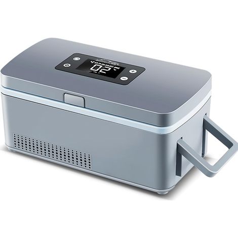 Frigorifero portatile per medicinali, 2-8°C, mini frigorifero per insulina, per auto, viaggio, casa, piccolo frigorifero da viaggio per medicinali, 1 batteria