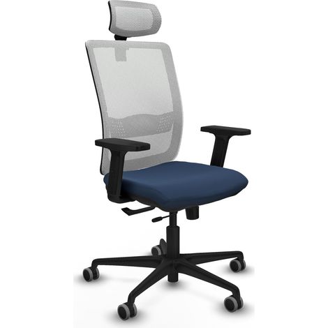 Sedia da ufficio piqueras y crespo Haches blu navy schiuma (1/2)