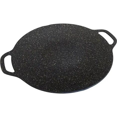 Plaque de cuisson antiadhésive en pierre pour barbecue portable, idéale pour le camping en extérieur (30/33/36 cm). (1/3)