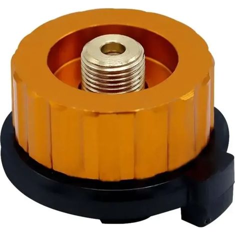 Convertisseur pour réchaud à gaz de camping extérieur, connecteur de brûleur à gaz, adaptateur de réservoir de gaz en aluminium, adaptateur de recharge de propane pour réchaud de pique-nique extérieur (1/5)
