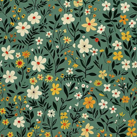 Tela decorativa para exteriores Oxford - Motivo primaveral I DX7434 (1/5)
