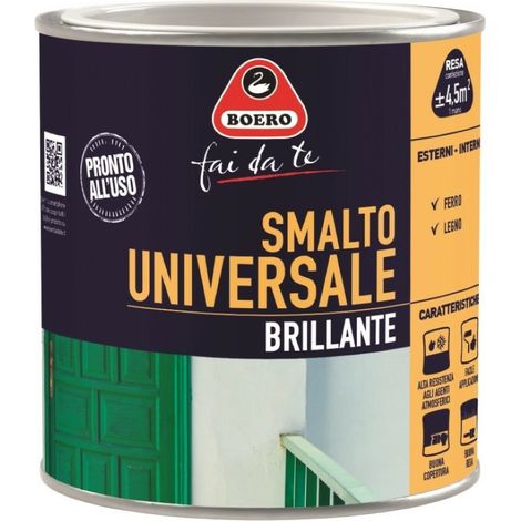 SMALTO UNIVERSALE MARRONE CASTAGNA DA 0,5 LITRI - BOERO (1/2)