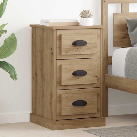Bedside Cabinet Artisan Oak 39 x 39 x 67.5 cm Engineered Wood vidaXL (1/5)