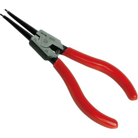 Pince à circlips extérieurs à becs droits – Ressort de rappel – Becs trempés par induction – Prise ergonomique – MOB