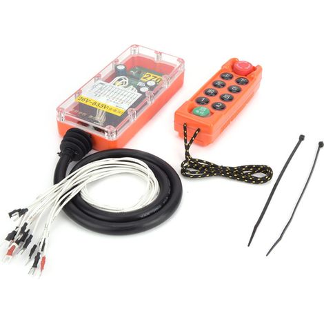 Télécommande pour pont roulant industriel H23 C+E, 1 émetteur + 1 récepteur (26-635V), interrupteurs de grue de levage (1/5)