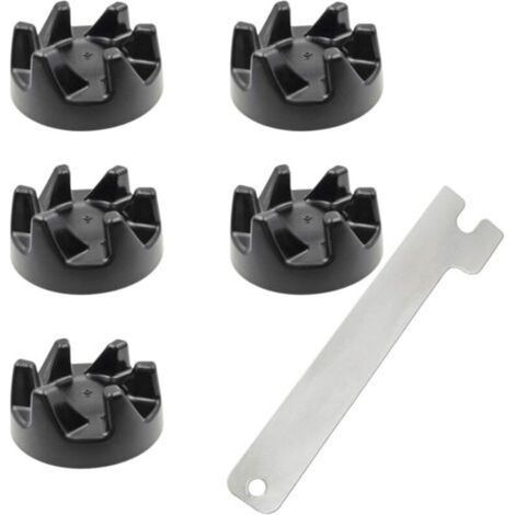 5-teiliges Gummikupplungs-Zahnradset mit Ausbauwerkzeug für KitchenAid 9704230-Crezuo