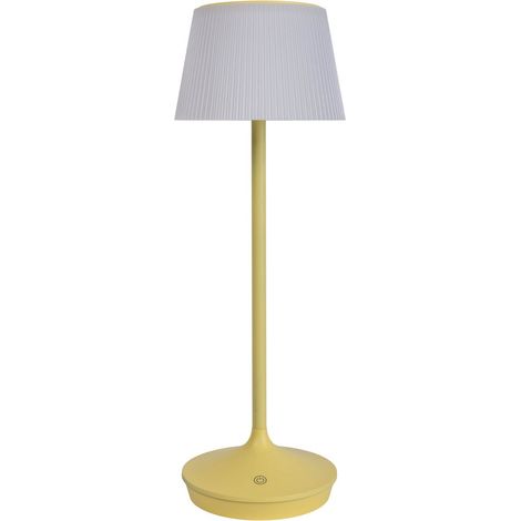 Naeve EMMI Lampe solaire d'extérieur portable à LED rechargeable et à intensité variable, jaune, 3 100-6 700 K, IP44, capteur tactile (1/5)
