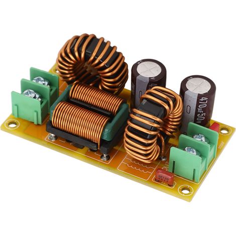 Filtre EMI 20 A, carte de filtre d'alimentation CC EMC, suppresseur de bruit LC, filtre passif (1/5)