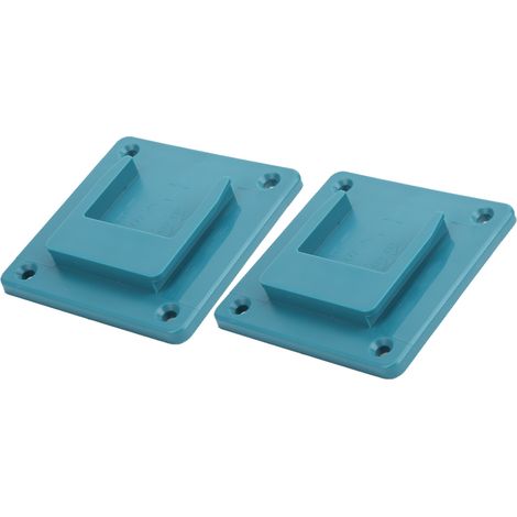 Lot de 2 supports muraux de rangement pour outils électriques Makita 18V (cyan) (1/5)