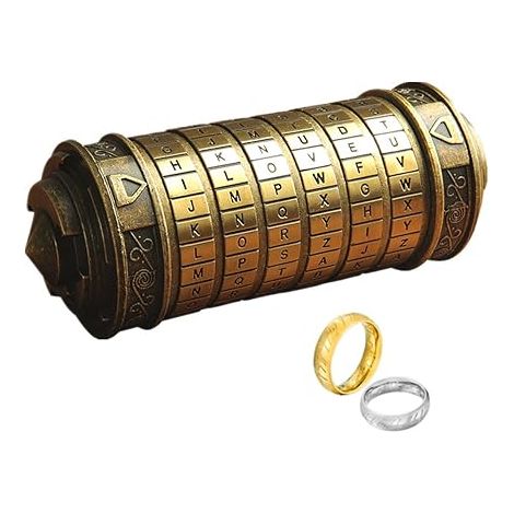 Da Vinci password Mini password Box Noël Saint Valentin les cadeaux d'anniversaire les plus drôles pour petit ami et petite amie jeu de puzzle