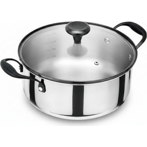 Marmite 24 cm acier inoxydable Triply Arthur Martin AM3547 (1/5)