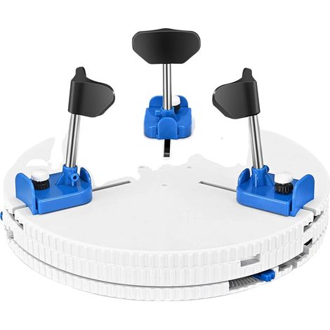 Abrazadera para reparación de cerámica, herramienta de torno ajustable, fácil instalación, A (1/2)