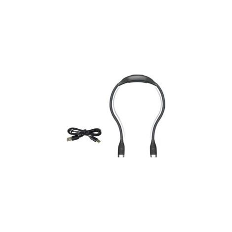 Wiederaufladbare Nackenleselampe – 3 einstellbare Helligkeitsstufen, 4 LEDs, USB-Kabel – Crezuo (1/4)