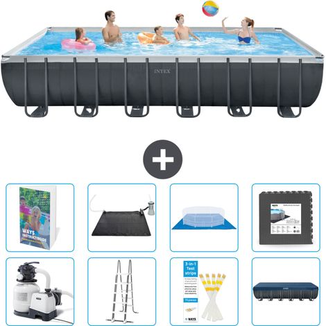 Ultra XTR Pool Rechteckig - 732x366x132 cm - 9-teilig S543