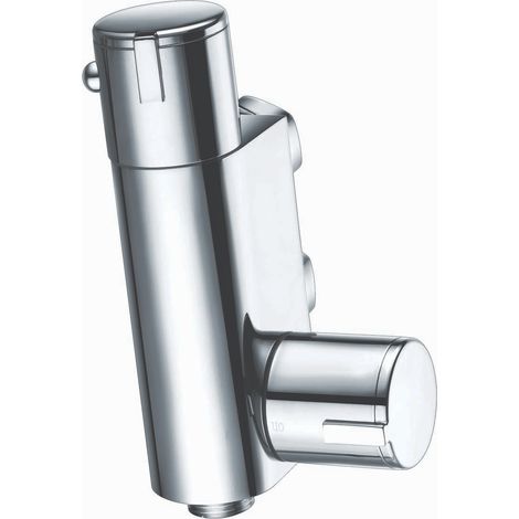 Orbit Entry Thermostatic Vertical Bar Shower Valve for Douche - Chrome (1/2)
