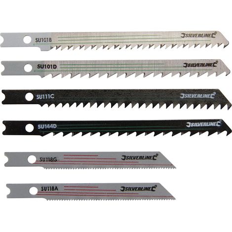 Lot de 30 Lames de scie sauteuse à emmanchement en U